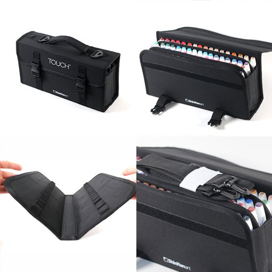 Набор маркеров TOUCH BRUSH Limited Edition 102цв. в текстильном пенале