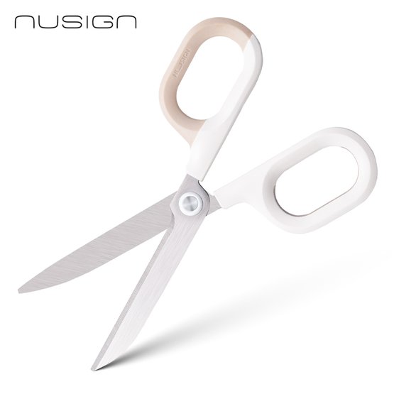 Ножницы NuSign белые, 14,5 см, блистер