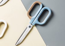 Ножницы NuSign синие, 18 см, блистер