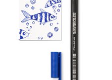 Ручка капиллярная SKETCHMARKER Artist fine pen 07 Синий