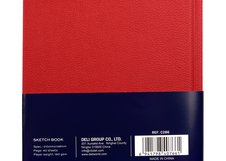 Блокнот для зарисовок Finenolo 160г/кв.м 14,8*21см 40л твердая обложка красный