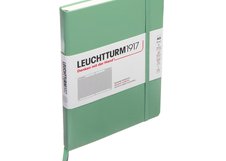Блокнот Leuchtturm1917 Classic A5 (14.5x21см.) 80г/м2 - 251 стр. в клетку, твердая обложка, цвет: шалфей