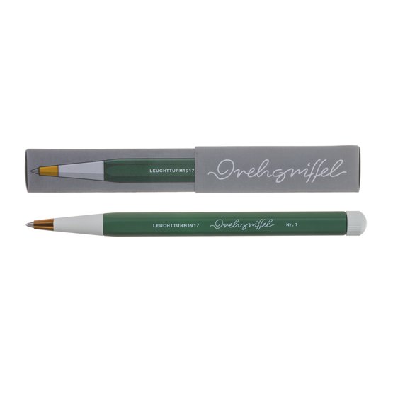 Ручка шариковая Leuchtturm1917 Drehgriffel Nr. 1 оливковый корпус, цвет чернил: корлевский синий (толщина линии: 0.7мм.)