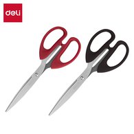 Ножницы офисные Deli EM611 длиной 210 мм. Изготовлены из стали с прочными лезвиями для точного реза. Пластиковые ручки обеспечивают комфорт при работе. Поставляются с чехлом и европодвесом.