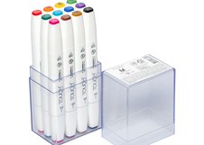 Набор маркеров  TOUCH BRUSH Main Colors  12цв. основные цвета