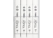 Набор маркеров ShinHan TOUCH BRUSH Cool Grey 12цв. холодные серые тона