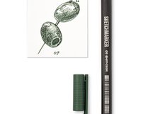 Ручка капиллярная SKETCHMARKER Artist fine pen 09 Зеленый насыщенный