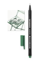 Ручка капиллярная SKETCHMARKER Artist fine pen 16 Зеленый лесной