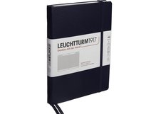 Блокнот Leuchtturm1917 Classic A5 (14.5x21см.) 80г/м2 - 251 стр. в клетку, твердая обложка, цвет: синий неви