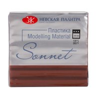 Цвет: коричневая яшма. Полимерная глина (пластика) ТМ "Sonnet" подходит для лепки бижутерии, фигурок, миниатюр и прочего. Становится пластичной и податливой после активного разминания. Запекать в духовом шкафу при температуре 130°С 10-30 минут (в зависимости от толщины изделия). Окрашивается художе…
