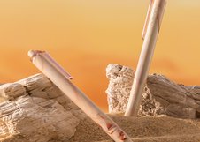 Ручка гелевая автоматическая  NuSign "Natural Fluids", 0,5 мм, черная, белый корпус, блистер