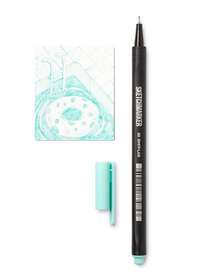Ручка капиллярная SKETCHMARKER Artist fine pen 10 Голубая лагуна