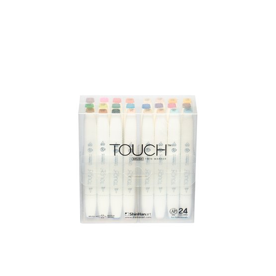 Набор маркеров  TOUCH BRUSH 24цв.
