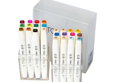 Набор маркеров  TOUCH BRUSH 24цв.