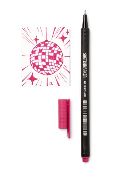 Ручка капиллярная SKETCHMARKER Artist fine pen 12 Маджента