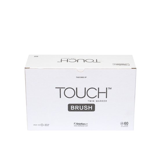 Набор маркеров  TOUCH BRUSH Set "A"  60цв.