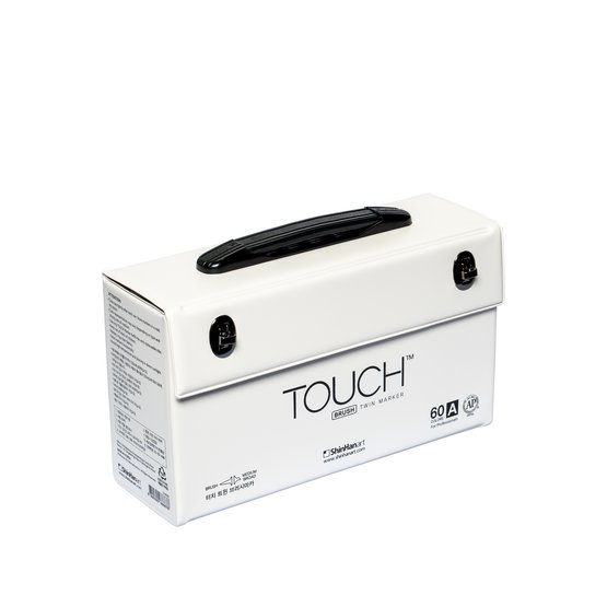Набор маркеров  TOUCH BRUSH Set "A"  60цв.