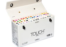 Набор маркеров  TOUCH BRUSH Set "A"  60цв.
