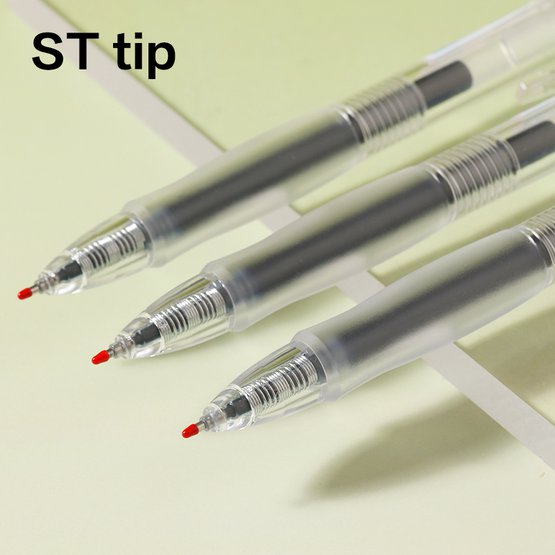 Ручка Deli LINEUM-GEL EG08S-BL 0,5 мм с гибридным ST-наконечником. Быстросохнущие синие чернила (≈1 сек) обеспечивают чистое письмо без размазывания. Прозрачный круглый корпус и мягкий грип.