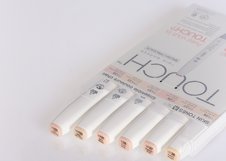 Набор маркеров  TOUCH BRUSH Skin Tones "А" 6цв. телесные тона