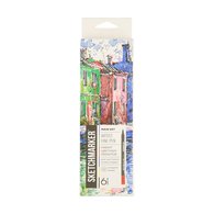 Набор цветных линеров Sketchmarker Artist Fine Pen Main 6 цветов в картонной упаковке