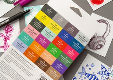 Набор цветных линеров Sketchmarker Artist Fine Pen Studio 24 цвета в картонной упаковке