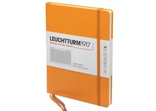 Блокнот Leuchtturm1917 Classic A5 (14.5x21см.) 80г/м2 - 251 стр. в клетку, твердая обложка, цвет: восходящее солнце