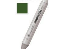 Маркер для скетчинга спиртовой Sketchmarker Classic G30 Зеленый Оливковый