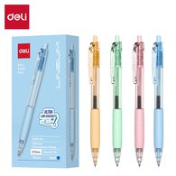 Шариковая ручка Deli LINEUM EQ150C-BL 0,7 мм автоматическая. Гибридные чернила обеспечивают плавное и стабильное письмо. Корпус в ассорти цветов, картонная коробка.