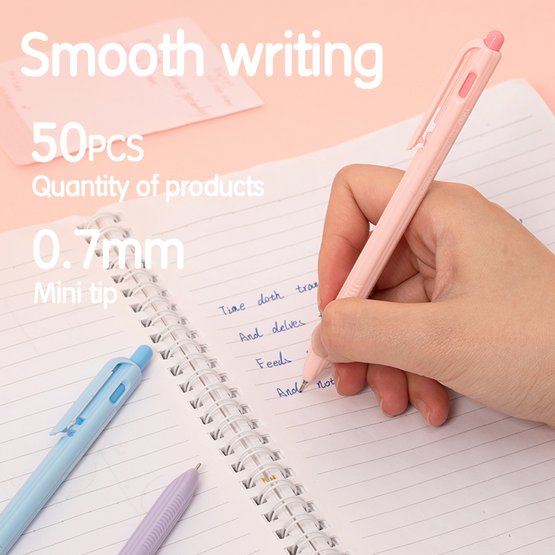 Шариковая ручка Deli SCRIVIN EQ107C-BL 0,7 мм автоматическая. Синие чернила пониженной вязкости обеспечивают плавное письмо. Корпус ассорти из 4 цветов, пластиковая туба.