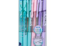 Шариковая ручка Deli X-tream EQ199-BL 0,7 мм автоматическая. Синие чернила пониженной вязкости обеспечивают плавное письмо. Подходит для ежедневного использования.