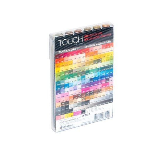 Набор маркеров  TOUCH TWIN  Wood Colors 6цв. древесные тона