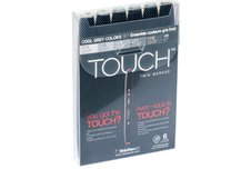 Набор маркеров  TOUCH TWIN Cool Grey 6цв. серые холодные тона