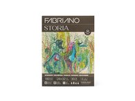Бумага для рисования Fabriano Storia изготовлена с добавлением 25% хлопковых волокон.
Её поверхность с фактурой «felt-marked» имеет мягкую и деликатную текстуру, идеально подходящую для тонких штрихов и точных линий. Бумага обладает архивным качеством (сертифицирована для долговременного хранения)…