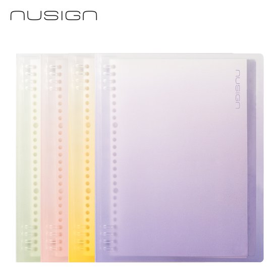 Тетрадь на кольцах NuSign Sunshine Whisper формата A5 подходит для учёбы, работы и ежедневных записей. Полупрозрачная тонированная пластиковая обложка защищает листы и придаёт изделию современный внешний вид. Внутренний блок из бумаги плотностью 80 г/м² обеспечивает комфортное письмо.
