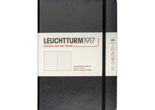 Блокнот Leuchtturm1917 Classic A5 (14.5x21см.) 80г/м2 - 251 стр. в точку, твердая обложка, цвет: черный