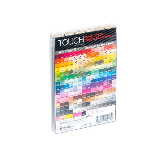 Набор маркеров  TOUCH TWIN Skin Tones "A"  6цв. телесные тона