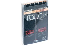 Набор маркеров  TOUCH TWIN Skin Tones "B"  6цв. телесные цвета