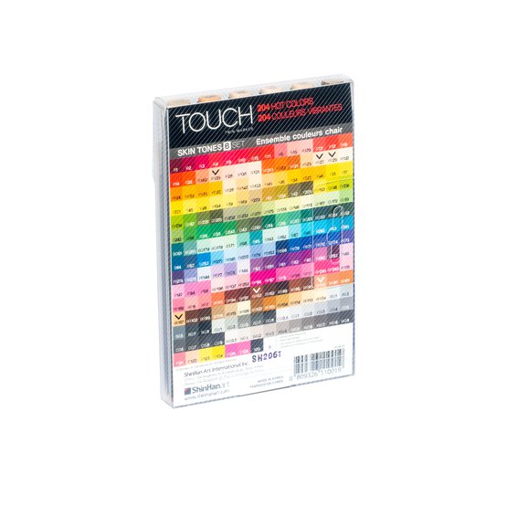 Набор маркеров  TOUCH TWIN Skin Tones "B"  6цв. телесные цвета
