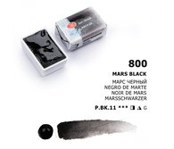 Пигментный состав: 
 P.Bk.11 
Светостойкость: ***  - светостойкие краски Укрывистость: □■  - полупрозрачные краски Устойчивость к смыванию: ∆/▲  - смываемые 
Грануляция: G  - гранулирующие краски    Профессиональные художественных акварельные краски «Белые ночи» представляют собой тонкодисперсны…