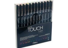 Набор капиллярных ручек TOUCH Liner (12 цветов: 0,1мм) 12 штук в блистере
