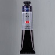 Краска акриловая художественная "Ладога" серая цв. №814 туба 46мл