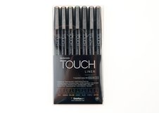 Набор капиллярных ручек TOUCH Liner (7 цветов: 0,1мм) 7 штук в блистере