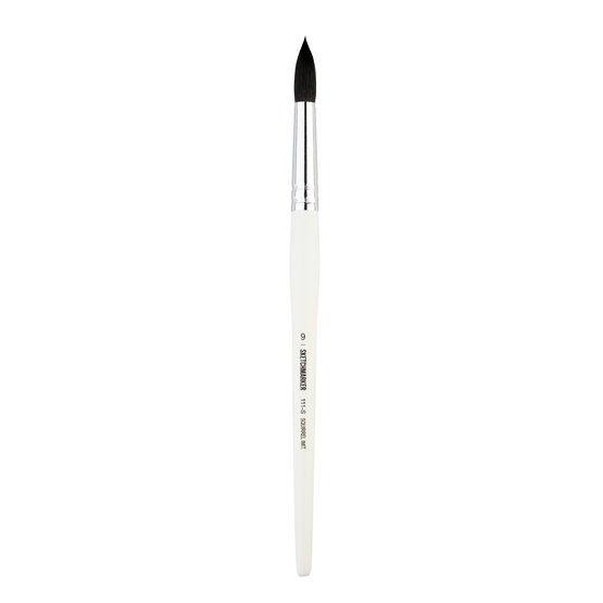 Кисть для акварели Sketchmarker 111 белка имитация круглая ручка короткая №9