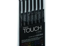 Набор капиллярных ручек TOUCH Liner Brush (7 цветов) 7 штук в блистере