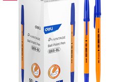 Шариковая ручка Deli EQ6S-BL 0,7 мм с пулевидным наконечником. Синие чернила обеспечивают стабильное письмо без пропусков. Подходит для ежедневного офисного и школьного использования.