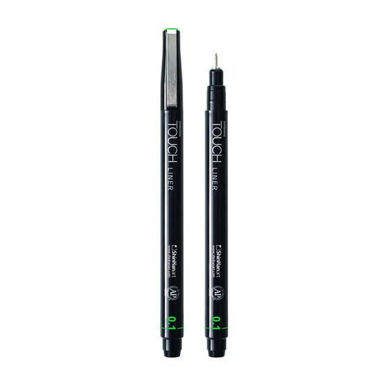 Ручка капиллярная ShinHan TOUCH Liner 0,1мм зеленый насыщенный