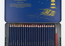 Набор акварельных карандашей Finenolo 48 цветов в металлическом пенале