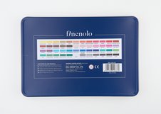 Набор акварельных карандашей Finenolo 48 цветов в металлическом пенале