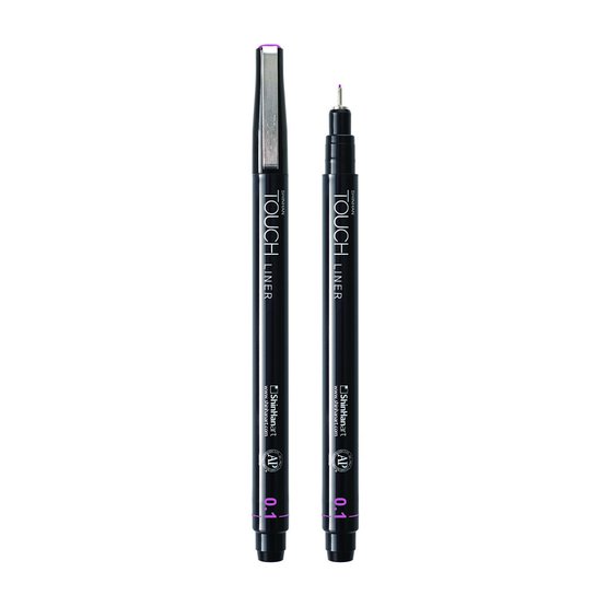 Ручка капиллярная ShinHan TOUCH Liner 0,1мм красный винный